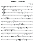 Josquin's "Ave Maria"