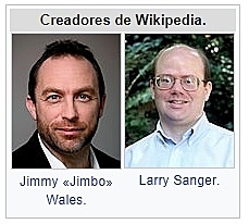 Jimmy Wales y Larry Sanger crean Wikipedia
