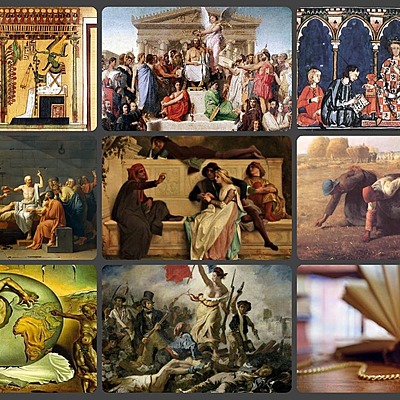 Timeline: Corrientes y Épocas Literarias