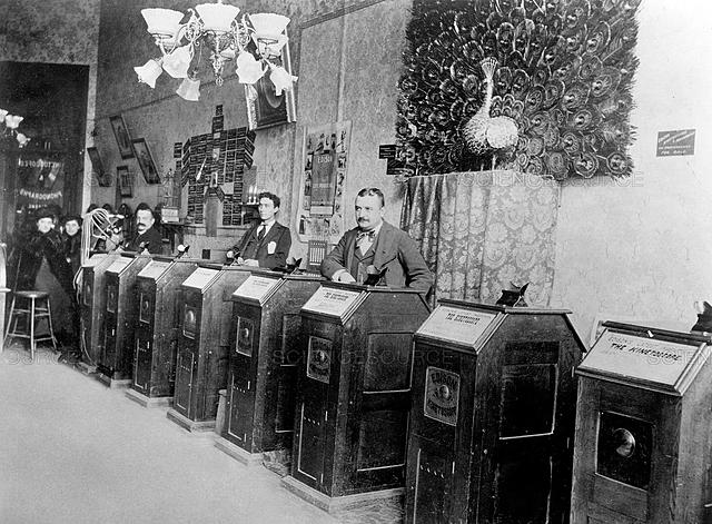 First Kinetoscope Parlor Opens in NYC