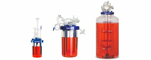 Biorreactor de cultivo celular, creado para el cultivo de células sensibles al cizallamiento, viables, ya sea cultivadas en suspensión o unidas a un sustrato como perlas microportadoras.