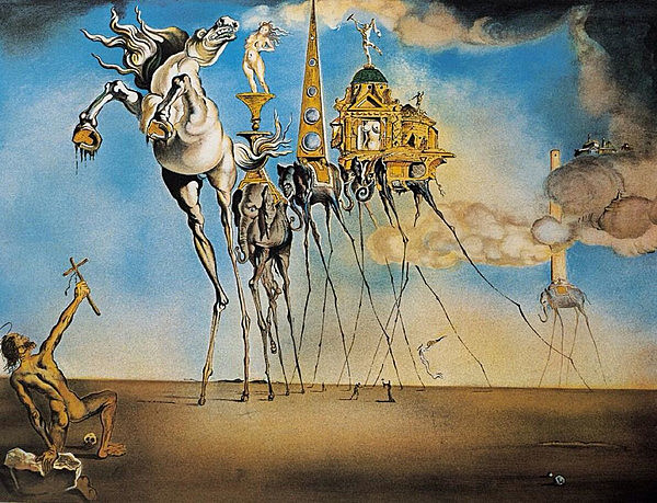 La tentación de San Antonio-Salvador Dalí.
