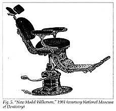 Primera silla hidráulica, conocida como silla Wilkerson