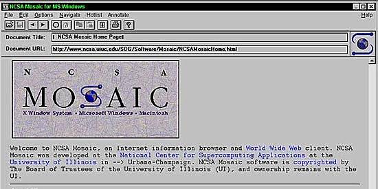 Web Browsers - Mosaic