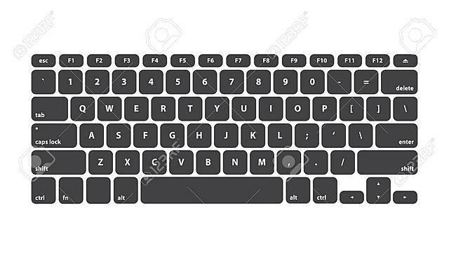 Aparición del teclado QWERTY