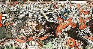 Batalla de vouillé contra los francos