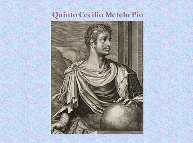 Conquista de las islas Baleares por Quinto Cecilio Metelo.