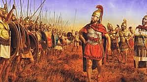 Derrota de Aníbal en África.