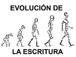¿PORQUÉ EVOLUCIONO LA ESCRITURA DE UNA ETAPA A OTRA?