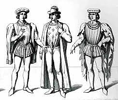 LA MODA DE LOS HOMBRES EN EL SIGLO XV