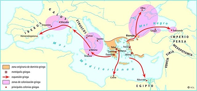 Colonizaciones griegas