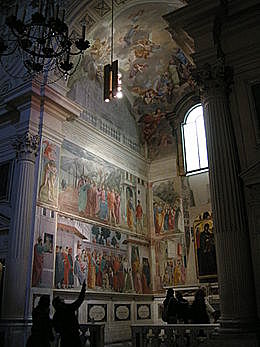 Inizio costruzione Cappella Brancacci