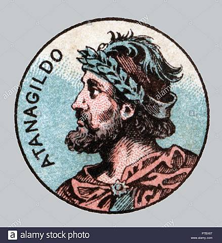 Reino visigodo de Toledo con Atanagildo