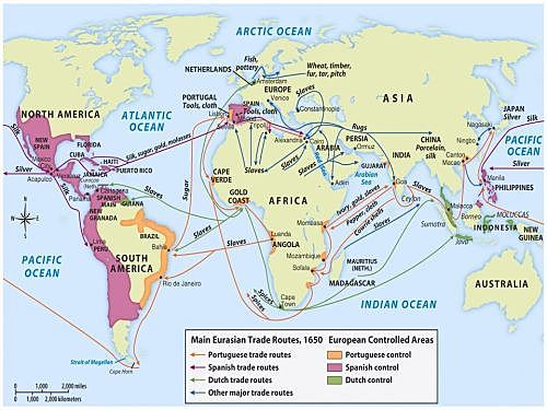Inicios del comercio trasatlántico