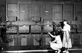 1ª generación. Electrónica de válvulas de vacío. ENIAC