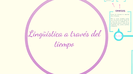 Timeline: historia de la linguistica