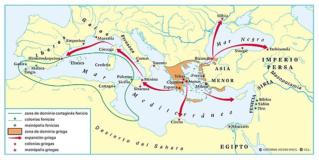 Colonizaciones griegas