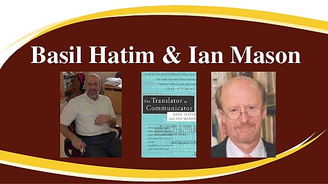 Basil Hatim and Ian Mason