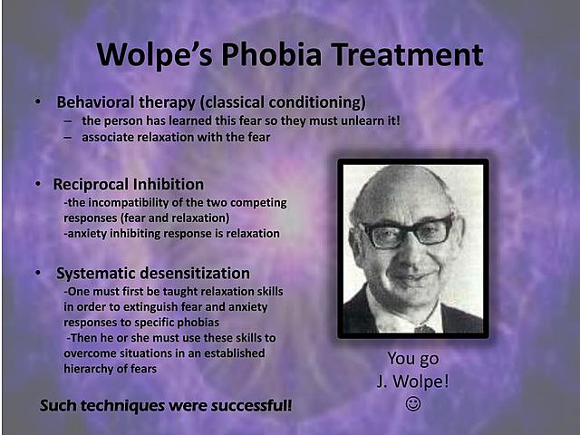 Wolpe & Phobia Treatment