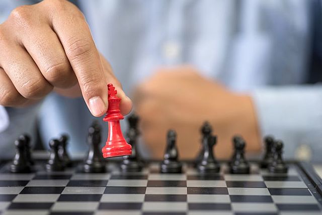 I took the red piece.