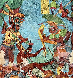 Inicio del declive de los Mayas