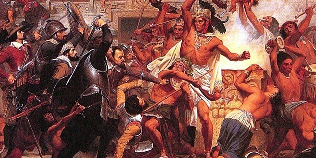 - Caída de Tenochtitlan.