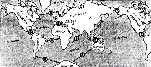 Los Cuatro Puentes Intercontinentales Actuales