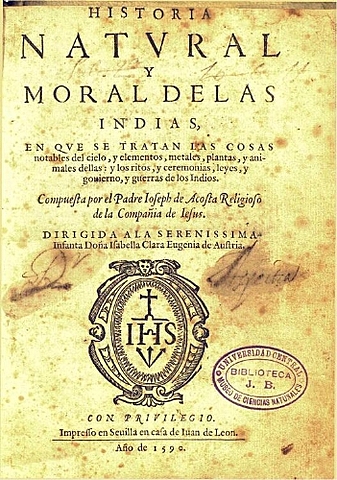 Historia Natural y Moral de las Indias