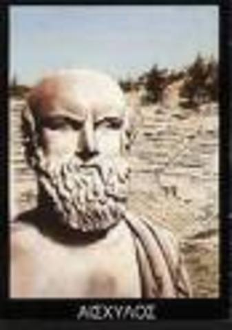 Aeschylus is tragedian is born