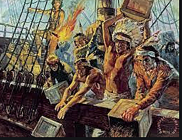 pre-american revolution/ The Boston Tea Party