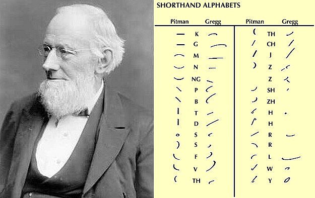 Sistema de taquigrafía de Isaac Pitman