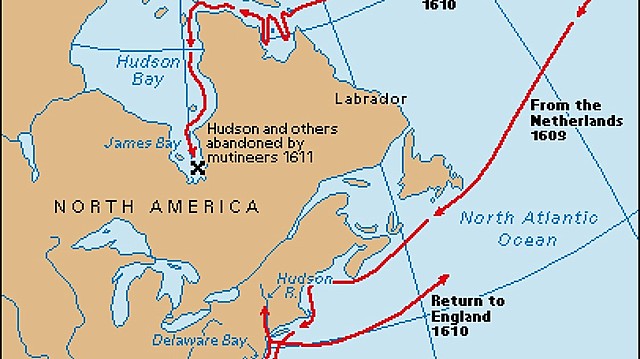 Henry Hudson:Sponsored by England