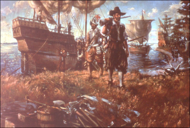 The first settlers arrived