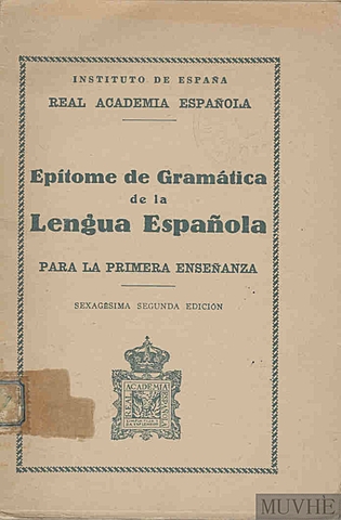 1857 Gramática castellana escolar