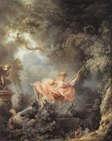 Rococo ( c 1700-1775) (J.H.Fragonard, The Swing, c.1767)