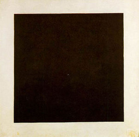 Abstract Art - (1907-Present) (Kazimir Malevich- Black Square, c. 1913)