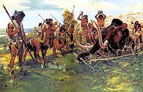 Técnicas de caza en grupo. 300 000 a.C.