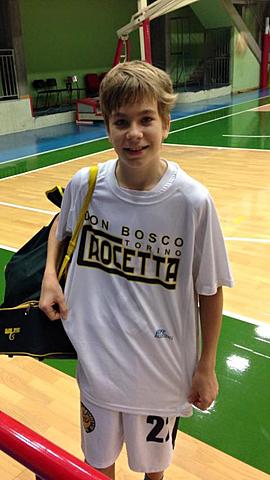 primo anno di minibasket- squadra Crocetta