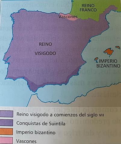 Expulsión de los bizantinos por Suintila