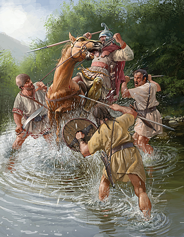 Amílcar Barca desembarca en Gadir