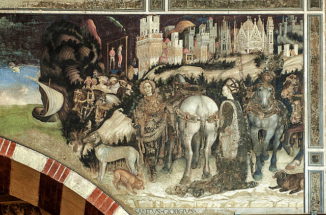 Pisanello "San Giorgio e la principessa" (iniziata nel 1433)