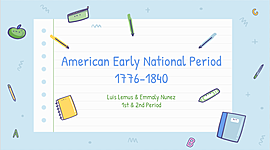 Timeline: History of Education: American Early National Period 1776-1840