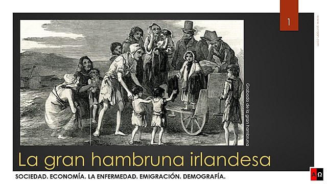 La gran hambruna en irlanda