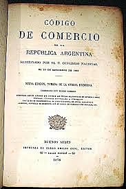 aprobación y sanción del proyecto del código de comercio