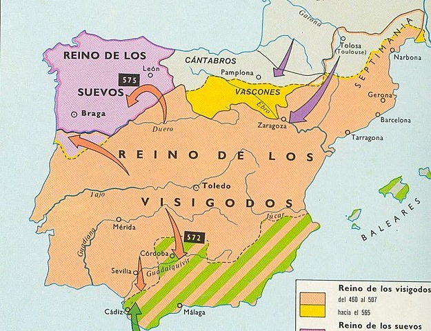 Conquista del reino Suevo por Leovigildo