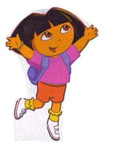 Dora the Explorer airs on television