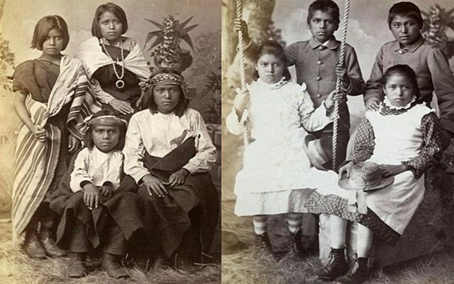 The first Native American Boarding school was founded.