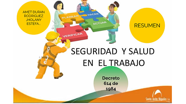 Decreto 614 de 1984 Art 28, 29 y 30