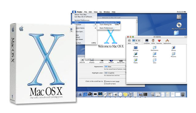 Mac OS X v10.0 "Cheetah"