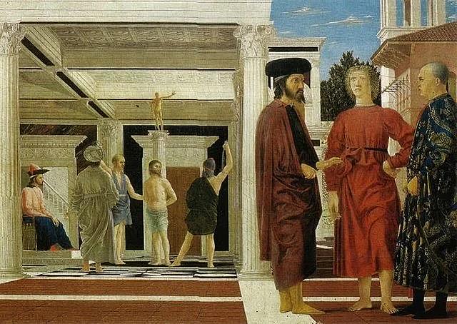 Piero della Francesca, Flagellazione di Cristo (iniziata nel 1455)